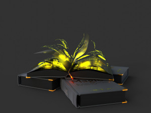 Book magic Model 3D