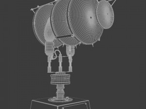Steampunk Microscope Model 3D