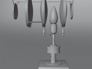Steampunk Microscope Model 3D