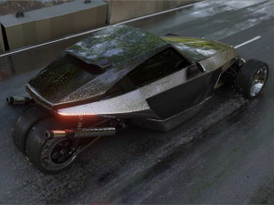Night road 3D 모델