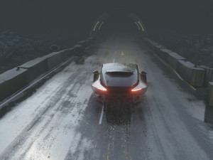 Night road 3D 모델