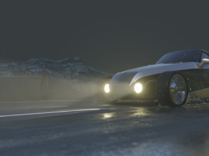 Night road 3D 모델