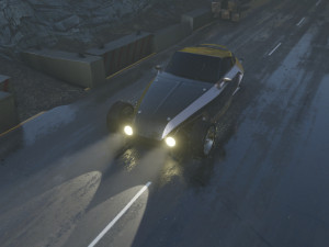 Night road 3D 모델
