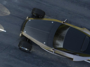 Night road 3D 모델
