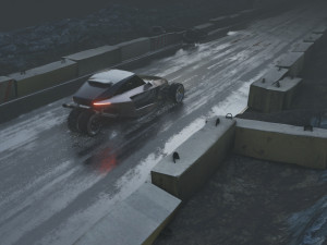 Night road 3D 모델