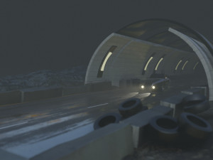 Night road 3D 모델