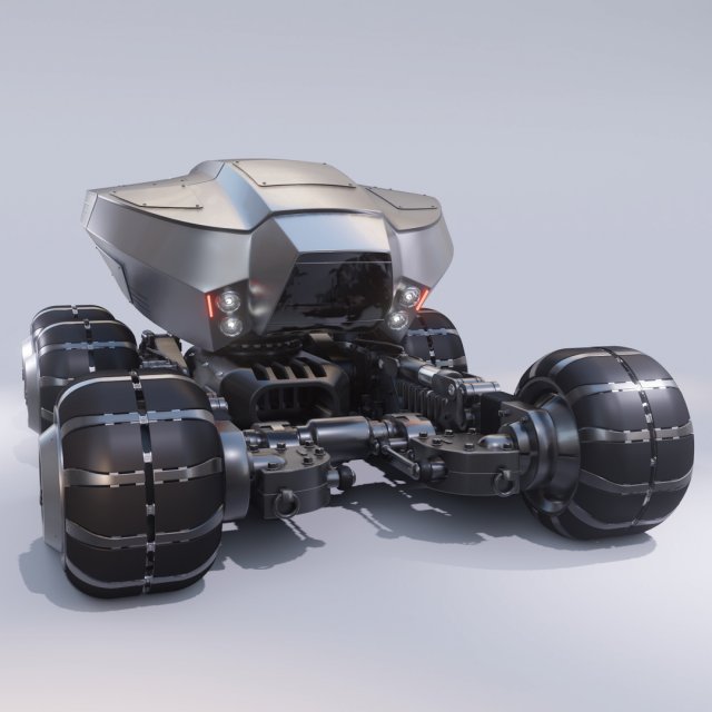 Mars Rover of the future 3D Model .c4d .max .obj .3ds .fbx .stl .blend 