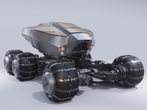 Mars Rover of the future 3D Model