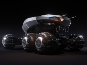 Mars Rover of the future 3D Model