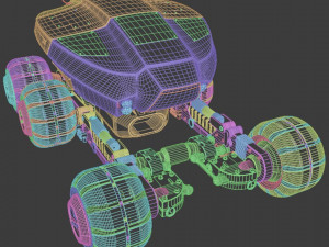 Mars Rover of the future 3D Model