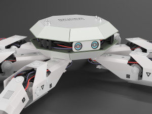 Spider robot 3D 모델