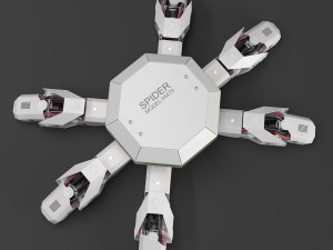 Spider robot 3D 모델
