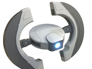 Round drone 3D 模型