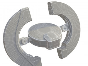 Round drone 3D 模型