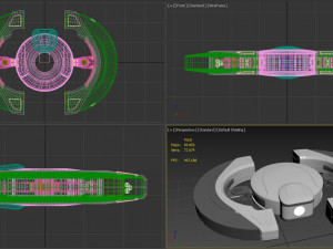 Round drone 3D 模型