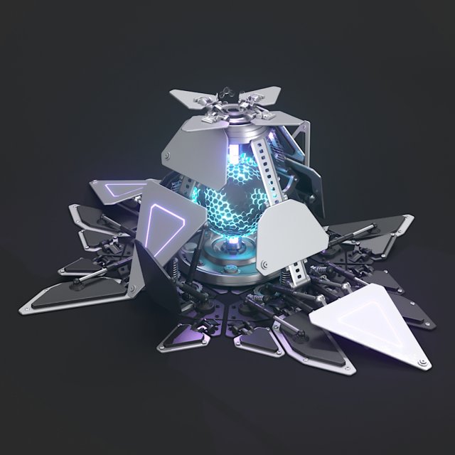 Device Animation 3D Model .c4d .max .obj .3ds .fbx .stl .blend 