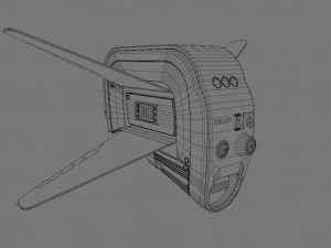 Winged Drone 3D Model