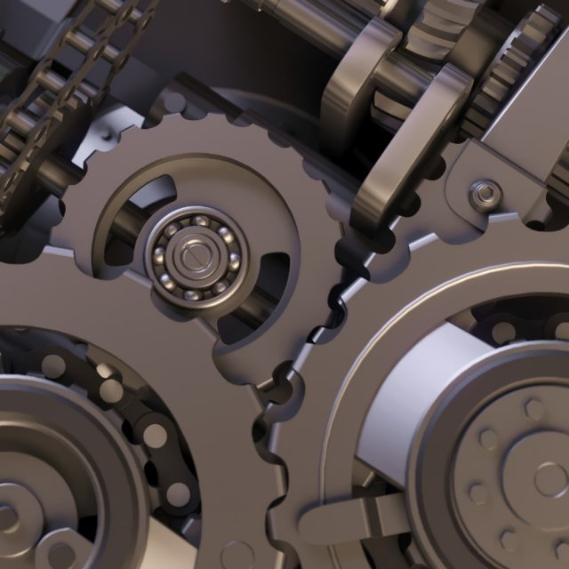 Mechanism animation Modelo 3D .c4d .max .obj .3ds .fbx .stl .blend 