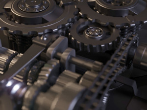 Mechanism animation Modelo 3D