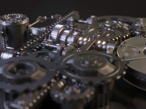 Mechanism animation Modelo 3D