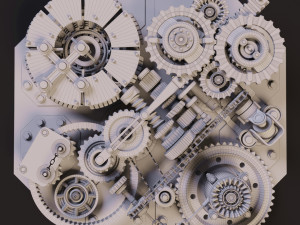 Mechanism animation Modelo 3D