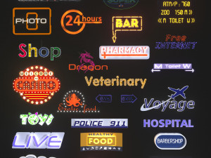 Collection of signage 3D Модель