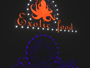 Collection of signage 3D Модель