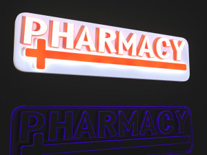 Collection of signage 3D Модель