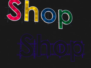 Collection of signage 3D Модель