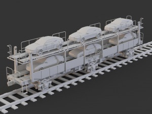 Wagonscollection Modèle 3D