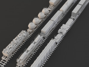Wagonscollection Modèle 3D