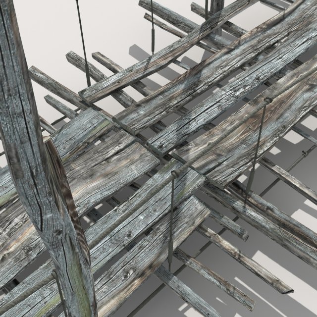 Old pier Modelo 3D .c4d .max .obj .3ds .fbx .stl .blend 