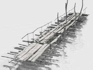 Old pier Modelo 3D