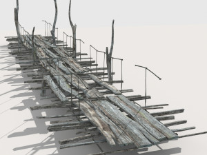 Old pier Modelo 3D