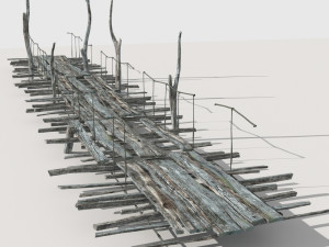 Old pier Modelo 3D