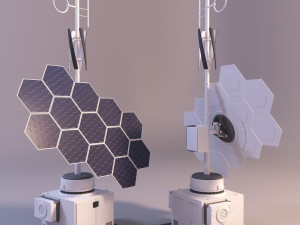 Solar panel 3D मॉडल