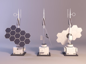 Solar panel 3D मॉडल