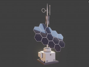 Solar panel 3D मॉडल