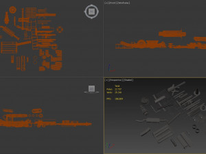 Metall dump 3D-Modell