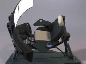 Car simulator Modello 3D
