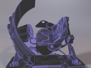 Car simulator Modello 3D