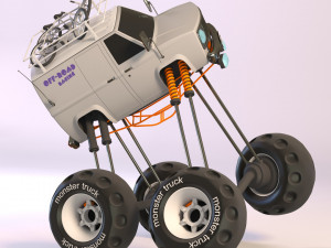 Monster truck 3D Model