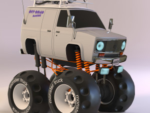 Monster truck 3D Model