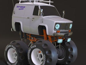 Monster truck 3D Model