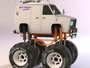 Monster truck 3D Model