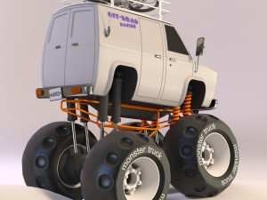 Monster truck 3D Model