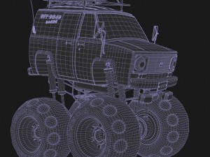 Monster truck 3D Model