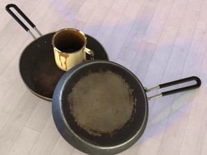 Dishes old 3D 模型