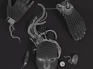 Parts of the robot 3D मॉडल