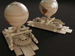 Wood Gears Modelo 3D